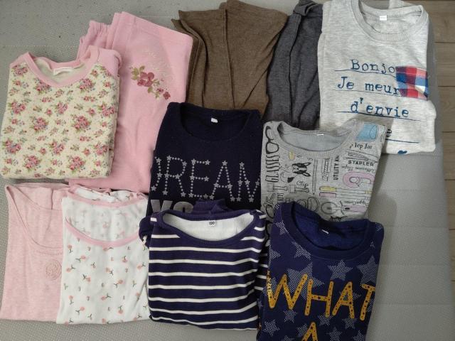 130cm女の子洋服まとめ売り長袖冬物長ズボン < キッズ/ベビー  130cm女の子洋服まとめ売り長袖冬物長ズボン < キッズ/ベビーの