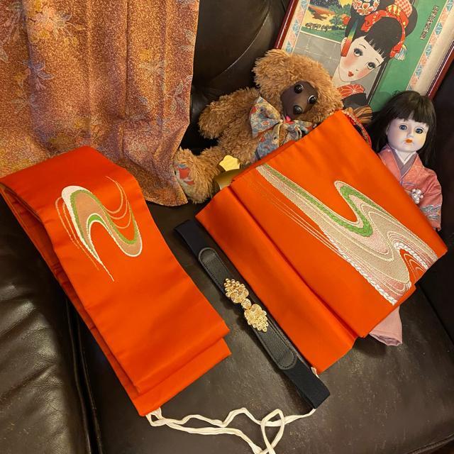 和洋折衷 着物 ワンピース ドレス 和ロリ スーパーロング丈 2部式 作り帯 リメイク 洗える 化繊ハンドメイド 古着 MKW-8 < 女性ファッション  和洋折衷 着物 ワンピース ドレス 和ロリ スーパーロング丈 2部式 作り帯 リメイク 洗える 化繊ハンドメイド 古着 MKW-8 < 女性ファッションの