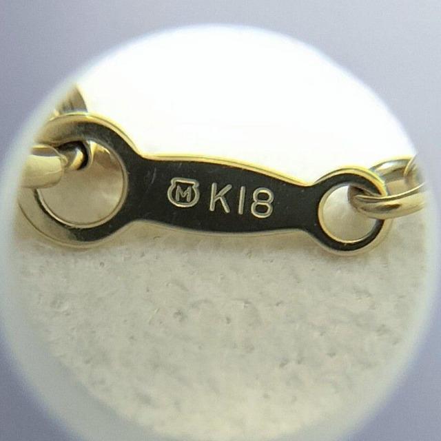 ミキモト パール ネックレス K18YG 7.0mm 2.2g < ブランド  ミキモト パール ネックレス K18YG 7.0mm 2.2g < ブランドの