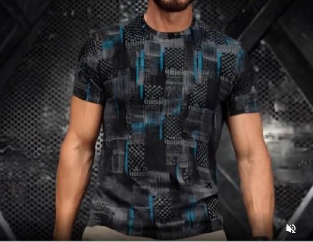 超お買得690円★メンズ レトロ幾何学プリントTシャツ  鮮やか3Dデザイン通気性&吸湿速乾 USAサイズM(日本サイズXL相当) < 男性ファッション  超お買得690円★メンズ レトロ幾何学プリントTシャツ  鮮やか3Dデザイン通気性&吸湿速乾 USAサイズM(日本サイズXL相当) < 男性ファッションの