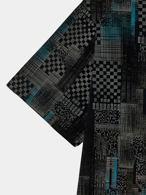 超お買得690円★メンズ レトロ幾何学プリントTシャツ  鮮やか3Dデザイン通気性&吸湿速乾 USAサイズM(日本サイズXL相当) < 男性ファッション  超お買得690円★メンズ レトロ幾何学プリントTシャツ  鮮やか3Dデザイン通気性&吸湿速乾 USAサイズM(日本サイズXL相当) < 男性ファッションの