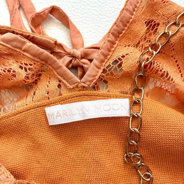 ◆美品◆マリリンムーン◆総レースロングワンピース◆ドレス◆オケージョン◆オレンジ < 女性ファッション  ◆美品◆マリリンムーン◆総レースロングワンピース◆ドレス◆オケージョン◆オレンジ < 女性ファッションの
