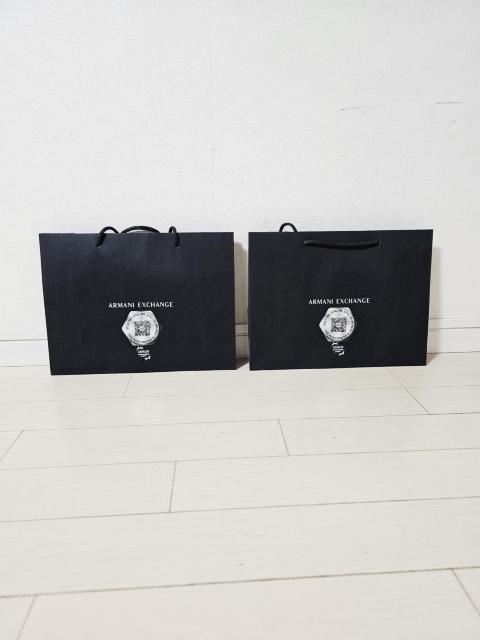 (17) ARMANI EXCHANGE ショップ袋 小2枚21.5×28.5 < ブランド  (17) ARMANI EXCHANGE ショップ袋 小2枚21.5×28.5  < ブランドの