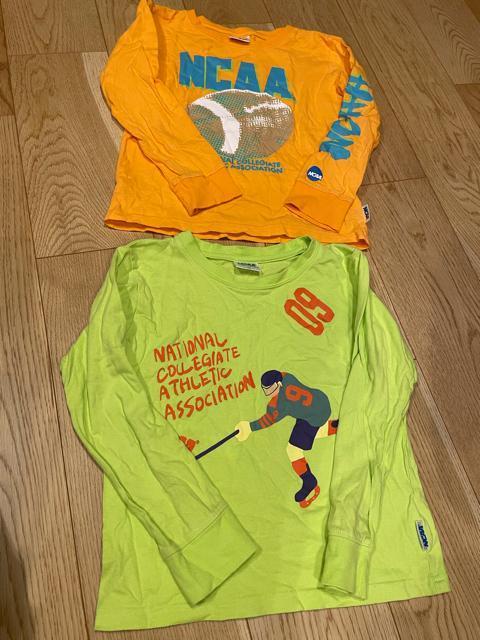 マーキーズ NCAA 長袖Tシャツ 2枚セット 140 < キッズ/ベビー マーキーズ NCAA 長袖Tシャツ 2枚セット 140 < キッズ/ベビーの