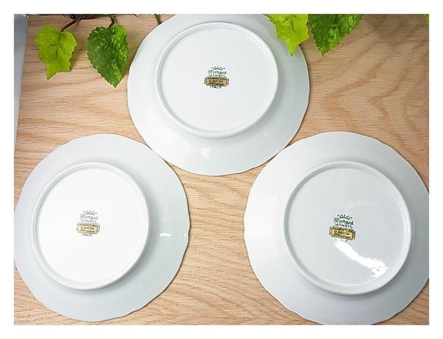 500�~�X�^�y���K�zRichard Ginori���`���[�h�W�m���C�^���A���t���[�c 17cm�P�[�L�M �p���@���M3���Z�b�g