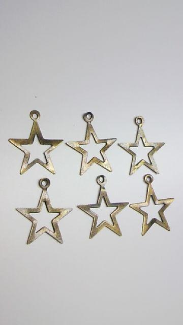 透かし星☆ワンポイントチャーム13o金古美カラー10個 < ペット/手芸/園芸  透かし星☆ワンポイントチャーム13o金古美カラー10個  < ペット/手芸/園芸の