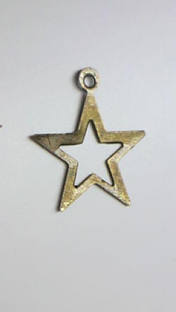 透かし星☆ワンポイントチャーム13o金古美カラー10個 < ペット/手芸/園芸  透かし星☆ワンポイントチャーム13o金古美カラー10個 < ペット/手芸/園芸の