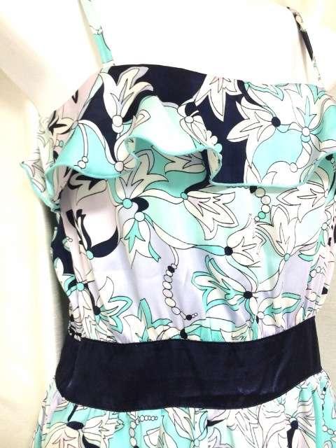 Dazzlinプッチ柄幾何学水色系ミモレキャミワンピドレス < ブランド  Dazzlinプッチ柄幾何学水色系ミモレキャミワンピドレス < ブランドの