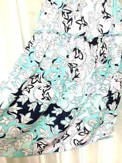 Dazzlinプッチ柄幾何学水色系ミモレキャミワンピドレス < ブランド  Dazzlinプッチ柄幾何学水色系ミモレキャミワンピドレス < ブランドの