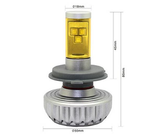 LEDヘッドライト H4 HI-LO 28w 3k-10k 黄色 白 青 < 自動車/バイク LEDヘッドライト H4 HI-LO 28w 3k-10k 黄色 白 青 < 自動車/バイク