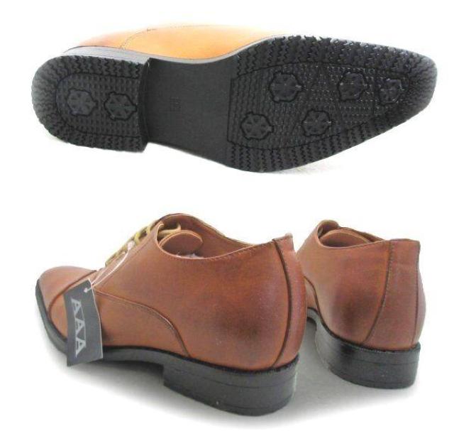 1円~C828新品AAAストレートチップ/レースアップ内羽根シークレットシューズ26.5a3E LBR♂ < 男性ファッション  1円~C828新品AAAストレートチップ/レースアップ内羽根シークレットシューズ26.5a3E LBR♂ < 男性ファッションの