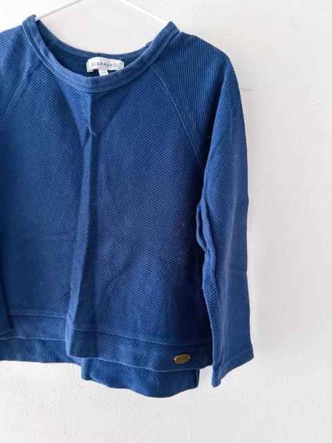 【3can4on 】長袖カットソー 110cm ネイビー < キッズ/ベビー 【3can4on 】長袖カットソー 110cm ネイビー < キッズ/ベビーの