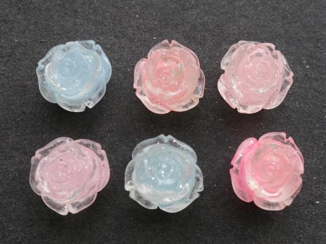 プラパーツ 手芸・アクセサリーパーツ クリア薔薇 パーツ 6個セット デコパーツ < 香水/コスメ/ネイル プラパーツ 手芸・アクセサリーパーツ クリア薔薇 パーツ 6個セット デコパーツ < 香水/コスメ/ネイルの