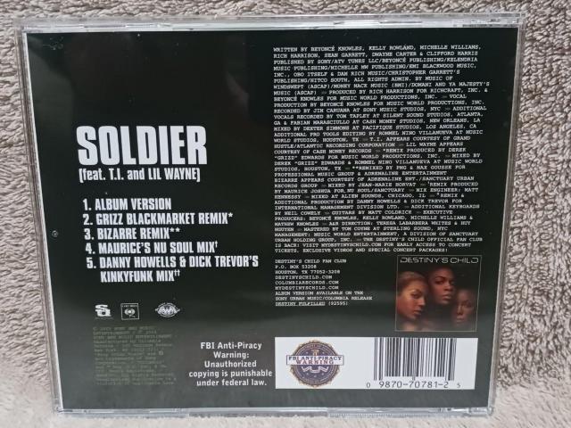 Destiny's Child featuring T.I. And Lil Wayne/Soldier/デスティニーズチャイルド < CD/DVD/ビデオ Destiny's Child featuring T.I. And Lil Wayne/Soldier/デスティニーズチャイルド < CD/DVD/ビデオの