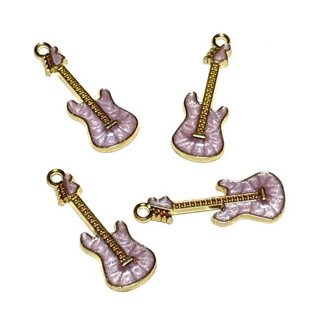 5067 淡い紫色のエレキギター 4個 金属パーツ アクセサリーチャーム ハンドメイド 楽器 音楽 エナメル < ペット/手芸/園芸 5067 淡い紫色のエレキギター 4個 金属パーツ アクセサリーチャーム ハンドメイド 楽器 音楽 エナメル < ペット/手芸/園芸の