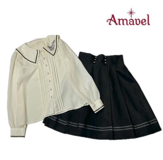 ���i Amavel �A�}�x�� �u���E�X �v���[�c�X�J�[�g 2�_�Z�b�g  �� �u�����h�� 