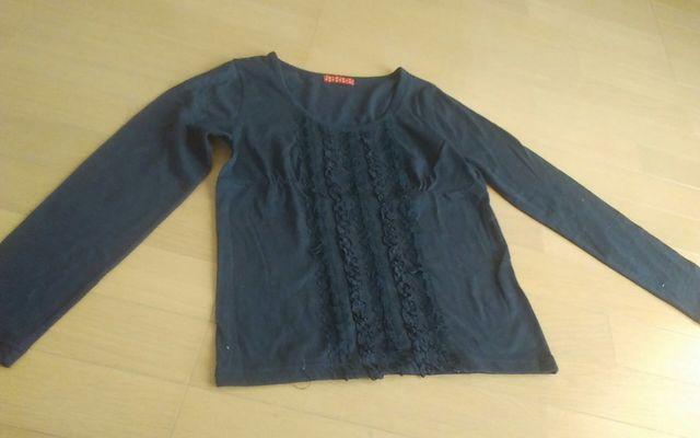 Who's Who 黒 長袖Tシャツ 可愛い < 女性ファッション  Who's Who 黒 長袖Tシャツ 可愛い  < 女性ファッションの