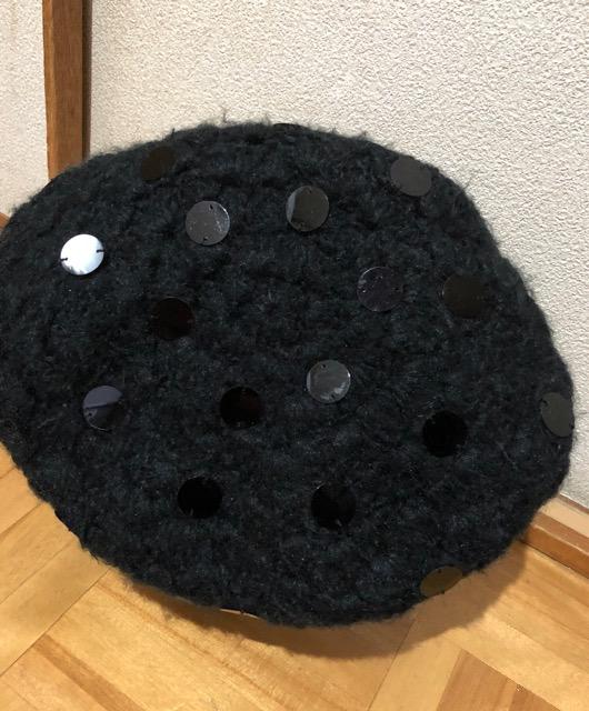 H&M☆ ドット型がキラキラ 飾り付き ベレー帽 < 女性ファッション H&M☆ ドット型がキラキラ 飾り付き ベレー帽 < 女性ファッションの