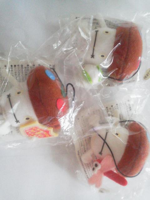 NTT docomo ドコモダケストラップ 3個(3種類) 《未開封》 < 家電/AV  NTT docomo ドコモダケストラップ 3個(3種類) 《未開封》  < 家電/AVの