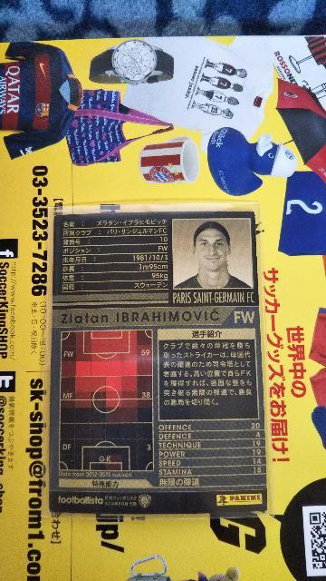 付録 イブラヒモビッチ < トレーディングカード  付録 イブラヒモビッチ < トレーディングカードの