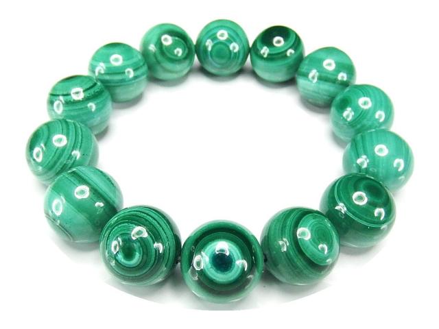 ビジネス成功逸品天眼柄マラカイト16mm天然石希少大玉数珠ブレスレット810-013 < 男性アクセサリー/時計  ビジネス成功逸品天眼柄マラカイト16mm天然石希少大玉数珠ブレスレット810-013  < 男性アクセサリー/時計の