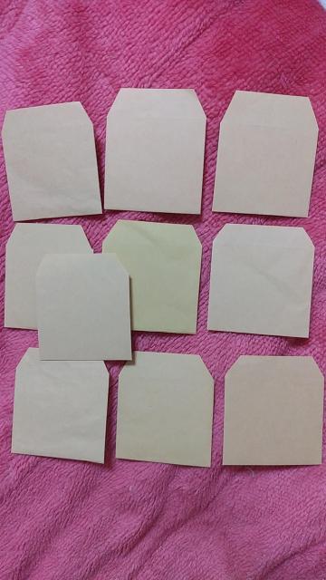 未使用 ハンドメイドぽち袋5×5.5cm 横長 10枚 クラフト紙無地 < インテリア/ライフ  未使用 ハンドメイドぽち袋5×5.5cm 横長 10枚 クラフト紙無地  < インテリア/ライフの