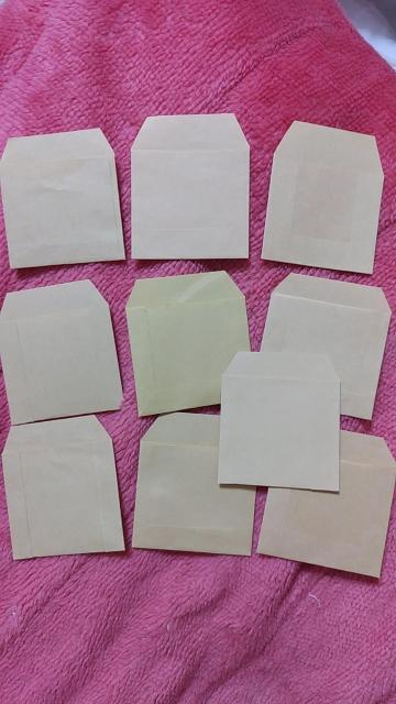 未使用 ハンドメイドぽち袋5×5.5cm 横長 10枚 クラフト紙無地 < インテリア/ライフ  未使用 ハンドメイドぽち袋5×5.5cm 横長 10枚 クラフト紙無地 < インテリア/ライフの