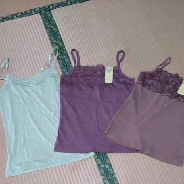 ★新品★キャミソール3枚セット★L★福袋 < 女性ファッション  ★新品★キャミソール3枚セット★L★福袋  < 女性ファッションの