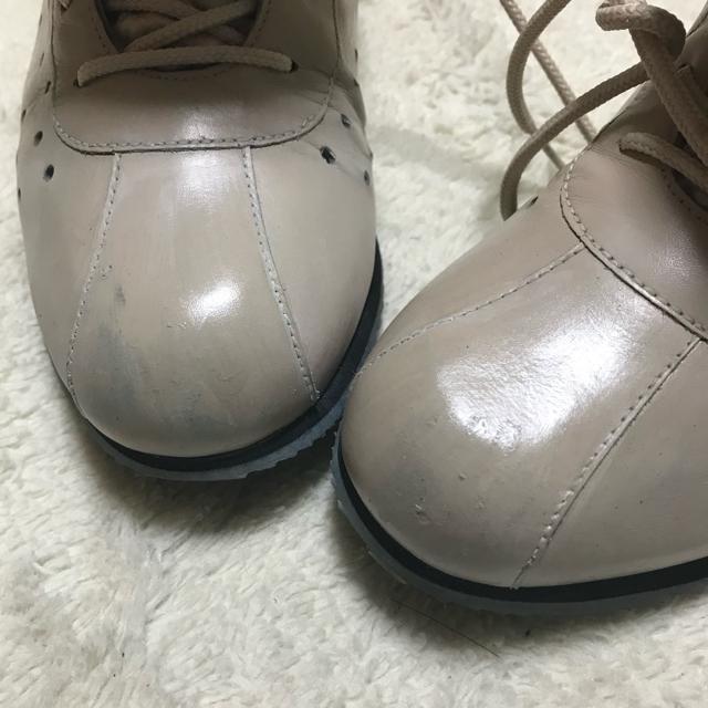 激レア 正規品 ヴィンテージ シャネル レザースニーカー ピンクベージュ 37 < ブランド  激レア 正規品 ヴィンテージ シャネル レザースニーカー ピンクベージュ 37 < ブランドの