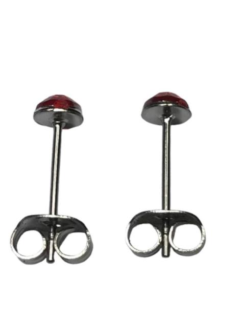 2個1セット 幅4mm ラインストーン スタッドピアス レッド 両耳用 ステンレス アクリル製 シンプル つけっぱなしOK 安い < 女性アクセサリー/時計  2個1セット 幅4mm ラインストーン スタッドピアス レッド 両耳用 ステンレス アクリル製 シンプル つけっぱなしOK 安い < 女性アクセサリー/時計の
