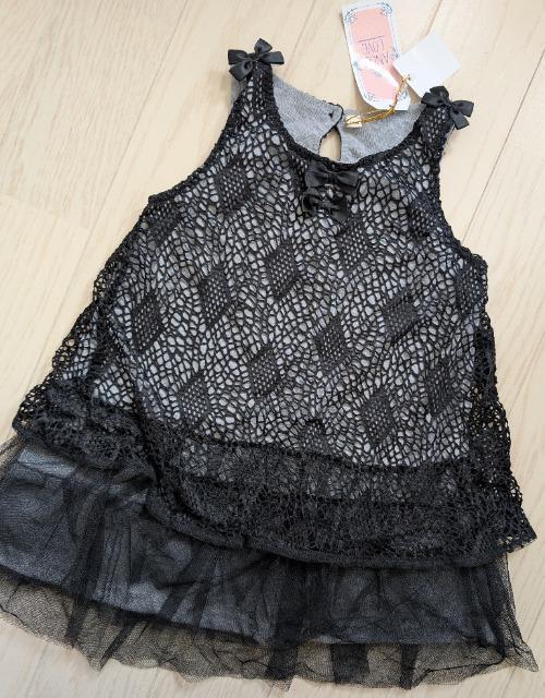 110★ANGEL LOVE★かわいいレースワンピース★新品★送料無料 < キッズ/ベビー  110★ANGEL LOVE★かわいいレースワンピース★新品★送料無料 < キッズ/ベビーの