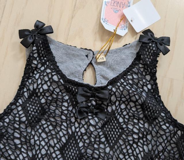 110★ANGEL LOVE★かわいいレースワンピース★新品★送料無料 < キッズ/ベビー  110★ANGEL LOVE★かわいいレースワンピース★新品★送料無料 < キッズ/ベビーの