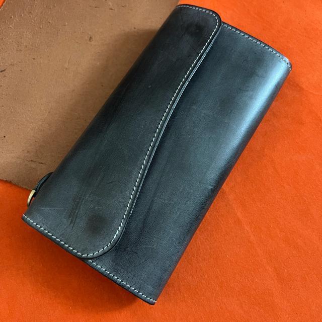 黒 長財布 本革 ブライドルレザー メンズ ヌメ革 ロングウォレット レザー  牛革 < 男性ファッション  黒 長財布 本革 ブライドルレザー メンズ ヌメ革 ロングウォレット レザー  牛革 < 男性ファッションの