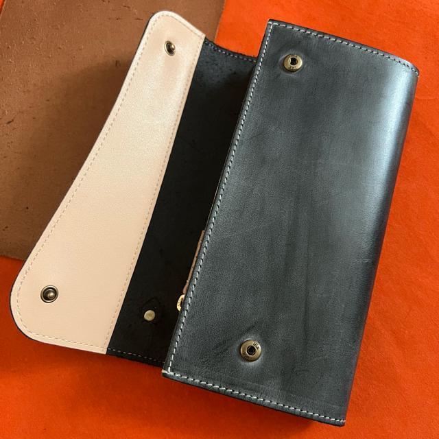 黒 長財布 本革 ブライドルレザー メンズ ヌメ革 ロングウォレット レザー  牛革 < 男性ファッション  黒 長財布 本革 ブライドルレザー メンズ ヌメ革 ロングウォレット レザー  牛革 < 男性ファッションの