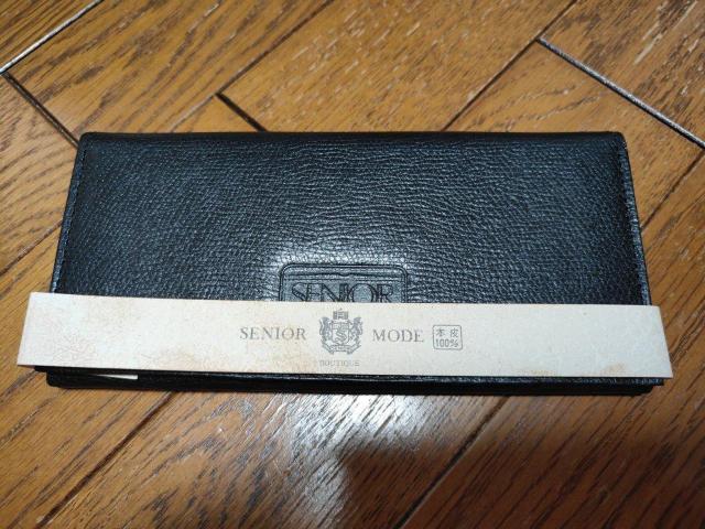 SENIOR MODE 財布 本革 未使用 < 男性ファッション  SENIOR MODE 財布 本革 未使用  < 男性ファッションの