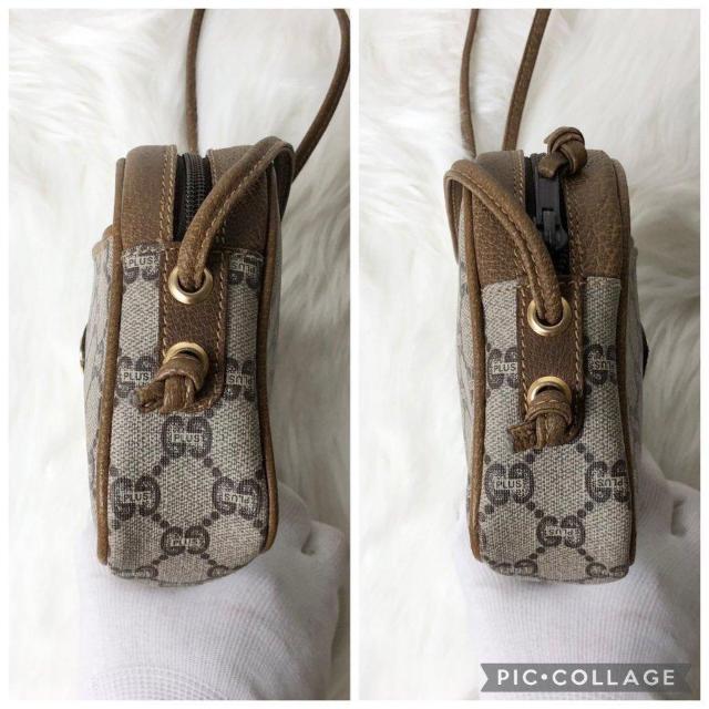 【良品】GUCCI グッチ ショルダーバッグ グッチプラス GGプラス ヴィンテージ < ブランド 【良品】GUCCI グッチ ショルダーバッグ グッチプラス GGプラス ヴィンテージ < ブランドの