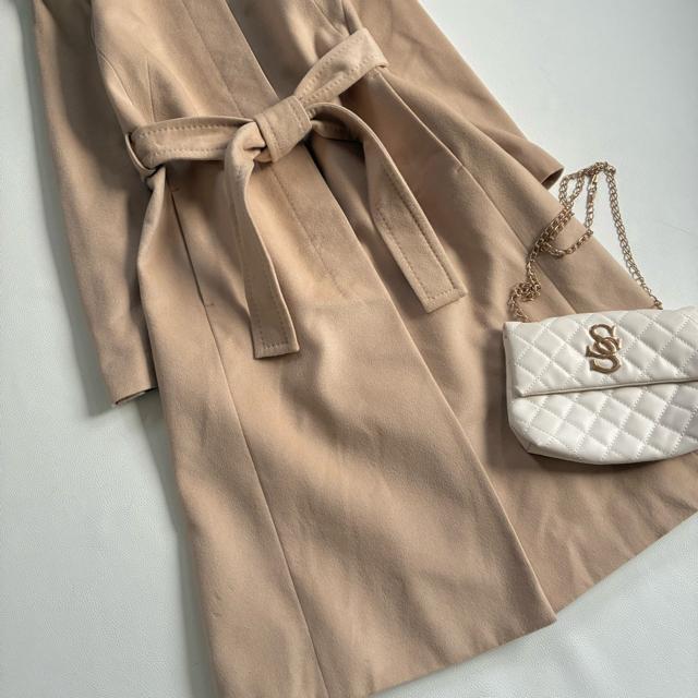 ◆美品◆カシミヤ100%◆エンスウィート◆チェスターロングコート◆ベージュ◆L < ブランド ◆美品◆カシミヤ100%◆エンスウィート◆チェスターロングコート◆ベージュ◆L < ブランドの