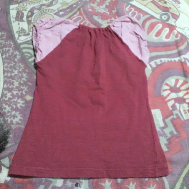 キッズPINK HOUSE/ピンクハウスギンガムチェック さくらんぼ柄 トップス S < キッズ/ベビー  キッズPINK HOUSE/ピンクハウスギンガムチェック さくらんぼ柄 トップス S < キッズ/ベビーの