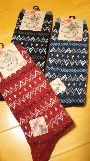新品◆あったか靴下◆3足セット◆冬物◆画像参照◆幾何柄◆ < 男性ファッション 新品◆あったか靴下◆3足セット◆冬物◆画像参照◆幾何柄◆ < 男性ファッションの