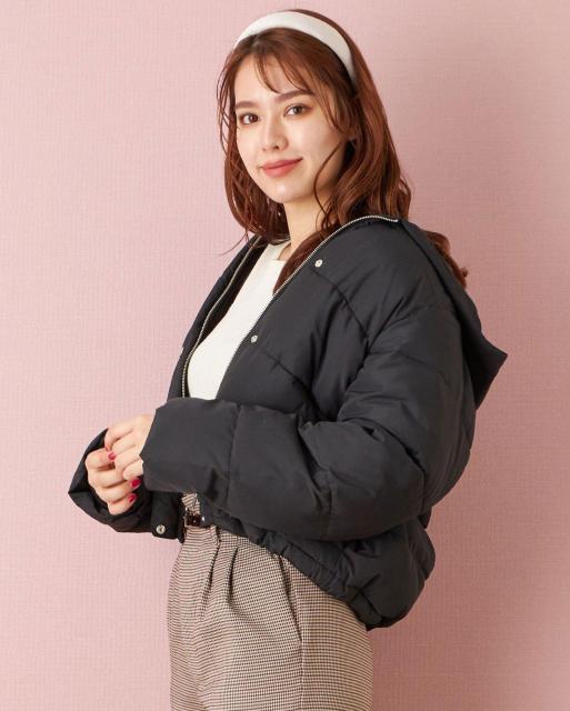 新品☆アラマンダ*フード付き中綿コート < ブランド 新品☆アラマンダ*フード付き中綿コート < ブランドの