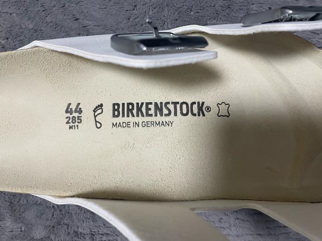新品 ビルケンシュトック BIRKENSTOCK アリゾナARIZONA メンズ サンダル ホワイト 幅広 レギュラー28.5cm < ブランド  新品 ビルケンシュトック BIRKENSTOCK アリゾナARIZONA メンズ サンダル ホワイト 幅広 レギュラー28.5cm < ブランドの