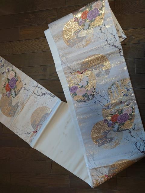 USED、袋帯、六通、四季花や鳥柄 < 女性ファッション  USED、袋帯、六通、四季花や鳥柄 < 女性ファッションの