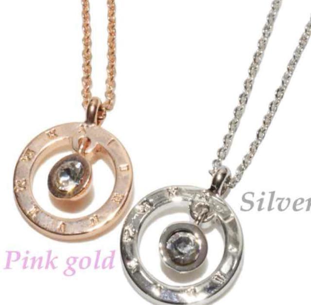 CZ付きリングトップネックレス < 女性アクセサリー/時計  CZ付きリングトップネックレス  < 女性アクセサリー/時計の