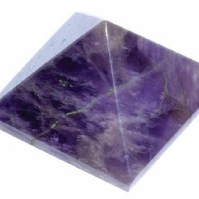 AzureGreen: Amethyst Gemstone Pyramid 2  ANZT[/v 