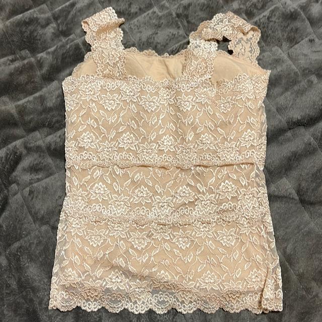 ☆☆☆タンス整理品 衣類 おまとめOK ホームクリーニング済み キャミソール Lサイズ カップ付き ゴールドベージュ < 女性ファッション  ☆☆☆タンス整理品 衣類 おまとめOK ホームクリーニング済み キャミソール Lサイズ カップ付き ゴールドベージュ < 女性ファッションの