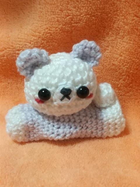 くまちゃん編みぐるみバサミ(薄紫) < ペット/手芸/園芸  くまちゃん編みぐるみバサミ(薄紫)  < ペット/手芸/園芸の