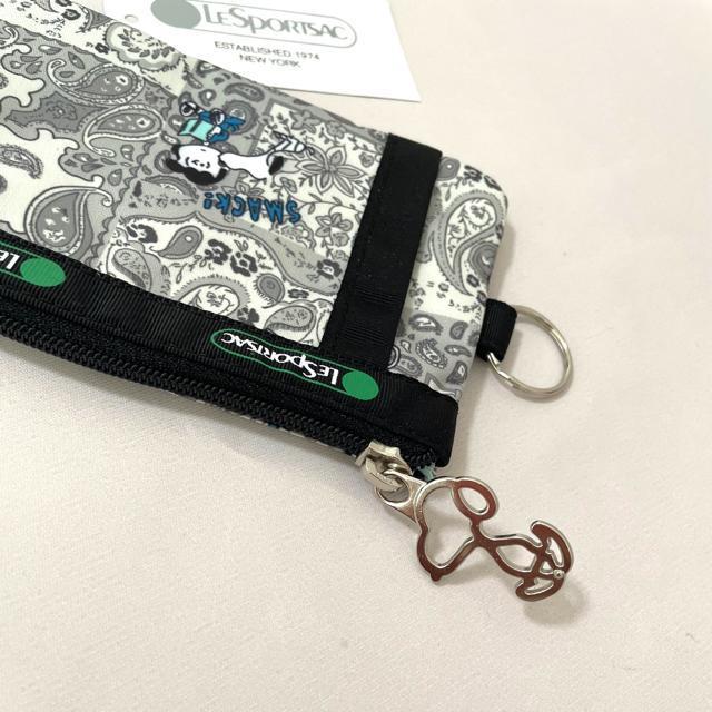 LeSportsac レスポートサック スヌーピー ピーナッツバンダナパッチ キーコインポーチ ID パスケース ポーチ 小銭入れ < 女性ファッション  LeSportsac レスポートサック スヌーピー ピーナッツバンダナパッチ キーコインポーチ ID パスケース ポーチ 小銭入れ < 女性ファッションの