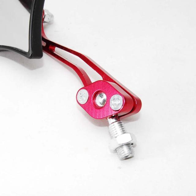 ニュースタイル バイク用 サイドミラー レッド 変換アダプター付 カスタム 汎用 バックミラー 五角形 オートバイ 原付 赤 < 自動車/バイク ニュースタイル バイク用 サイドミラー レッド 変換アダプター付 カスタム 汎用 バックミラー 五角形 オートバイ 原付 赤 < 自動車/バイク