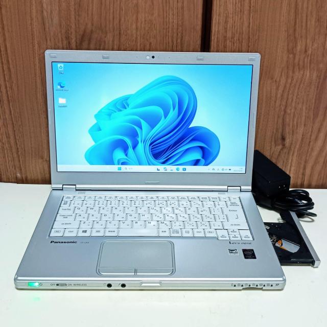 Windows11 m[gp\R Panasonic Let'snote Corei5 16GB SSD512GB DVD  PC{/Ӌ@ 