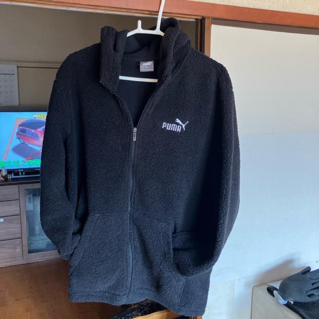 古着△PUMA黒いブルゾンシエルパジャケットもこもこした着心地のジャケットです。 < 男性ファッション 古着△PUMA黒いブルゾンシエルパジャケットもこもこした着心地のジャケットです。 < 男性ファッションの